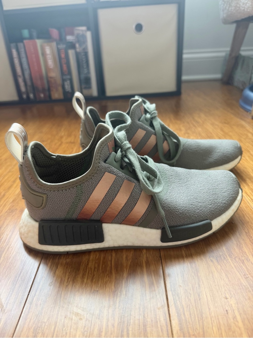 Adidas NMD R1 Olive Green Sneakers